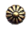 Ziernägel, Blume, 19 mm, bronce